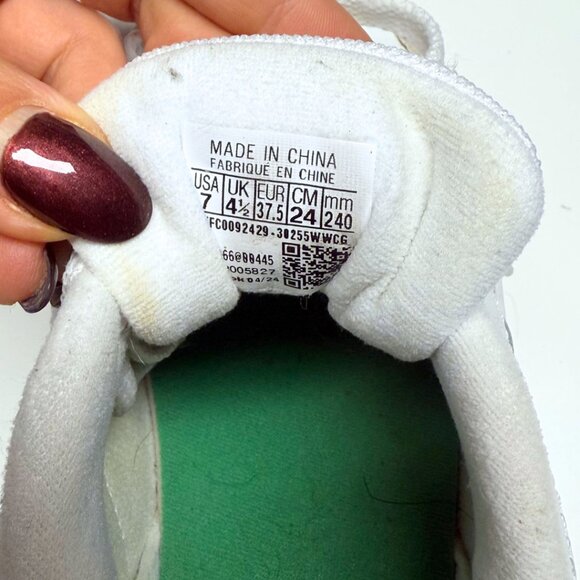 Reebok Club C Revenge – Chalk/Green – Women’s 7 – Barely Worn - Picture 6 of 10